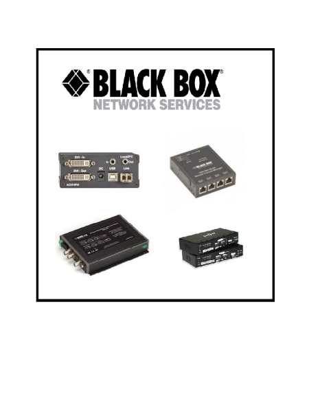 KIT CONTROL CABLES.  Black Box