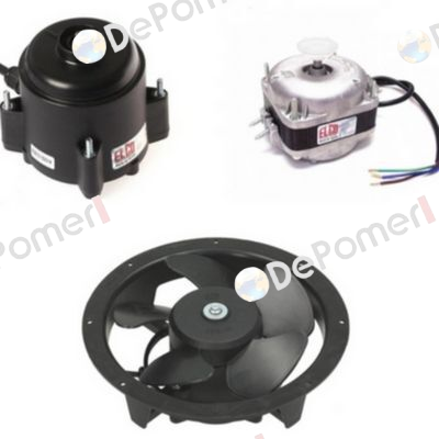 fan blade (left) for: 3 RGB 50-30 6V/14 /4-010-694 Elco