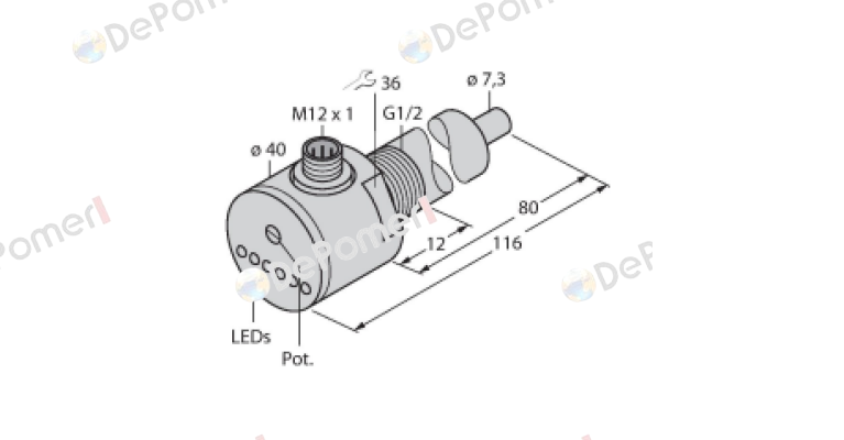 FCS-G1/2A4-AP8X-H1141/L080 Turck