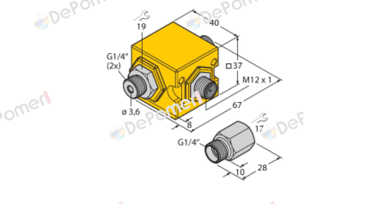 FCIC-G1/4A4P-PL-H1141/1.0 Turck