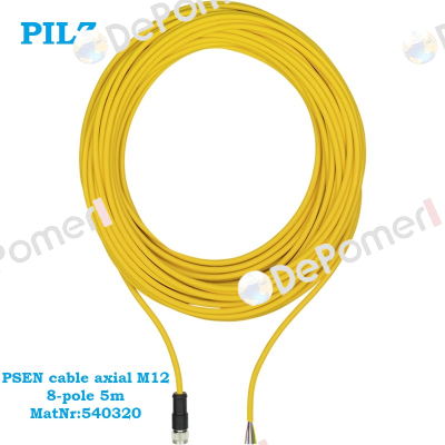 PSEN cable axial M12 8-pole 5m MatNr:540320 Pilz