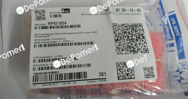 6-1393234-8 / RP421024 Schrack