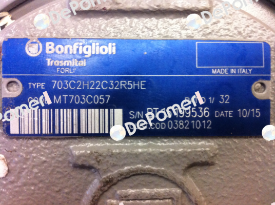 703C2H22C32R5HE customised Bonfiglioli