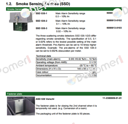 Type: SSD 535-3 / 11-2000010-01-01 Hekatron