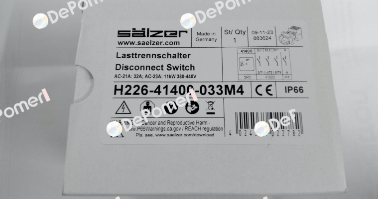 H226-41400-033M4 Salzer