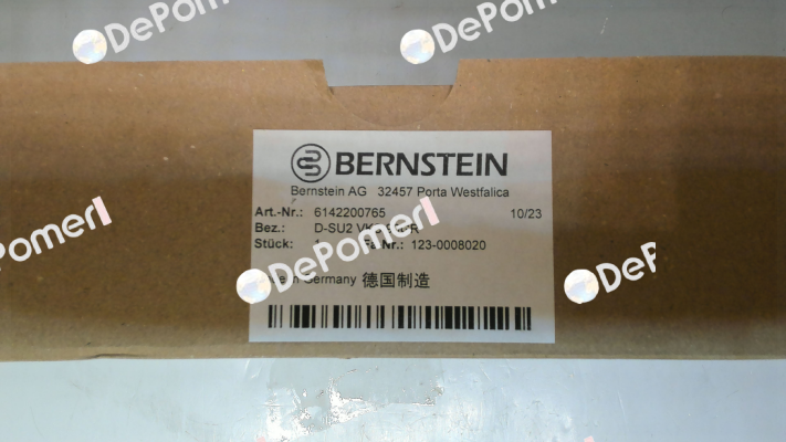 P/N: 6142200765 Type: D-SU2 VKS 90GR Bernstein