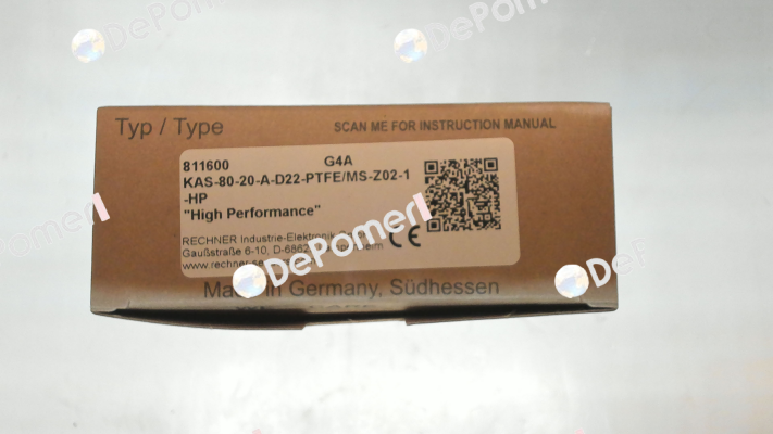 p/n: 811600, Type: KAS-80-20-A-D22-PTFE/MS-Z02-1-HP Rechner