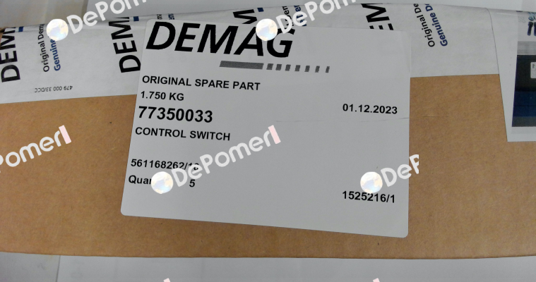 Steuerschalter DSC S-77350044 Demag
