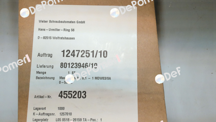 455203 Weber