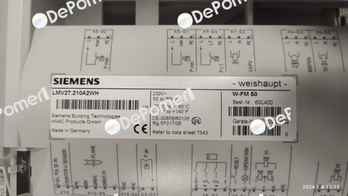 LMV27.210A2WH Siemens (Landis Gyr)