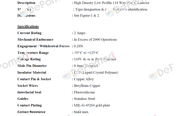 HDLP21118UMDDA0P0 Hypertac (brand of Smiths Interconnect)
