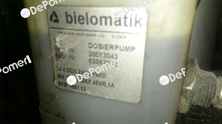 30013043, corresponds to 30013047  Bielomatik
