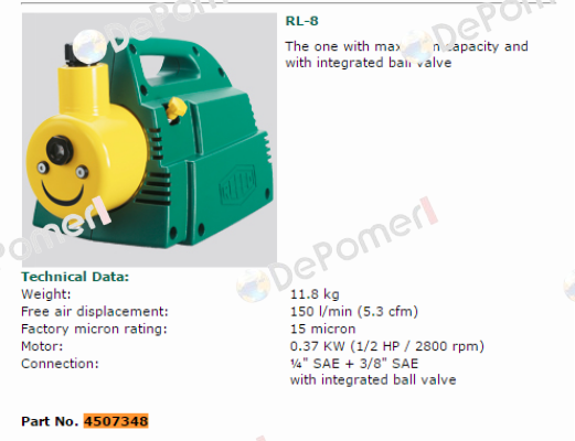 RL-8 , 4507348  Refco