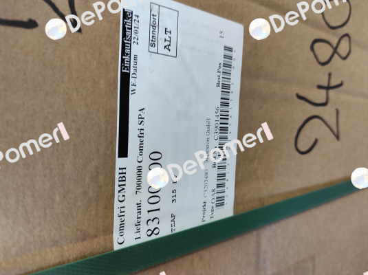P/N: 83103100, Type: TZAF 315 FF RA Comefri