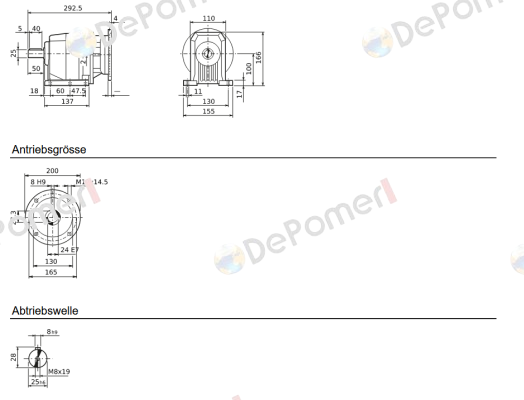 C222P 2.7 P90 B3 - B1410008 Bonfiglioli