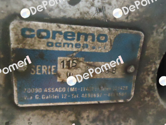 115W unit, serial number 11938  Coremo