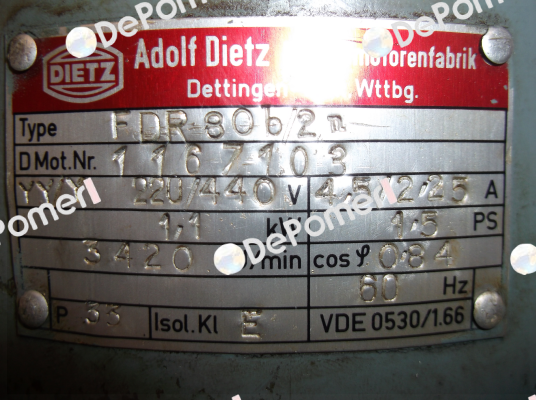 1167103 obsolete  Dietz-Motoren