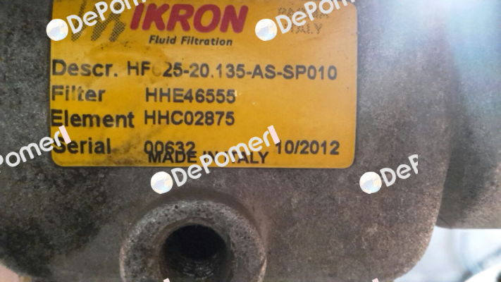 HF625-20.135-AS-SP010-B17-GE-B-XA-FP-D Ikron