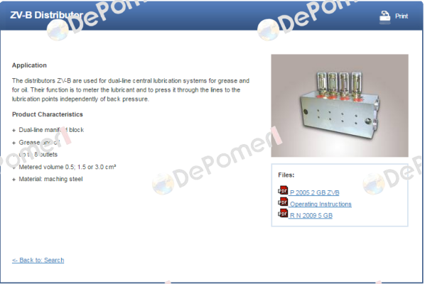 ZVB04A302100  Bijur Delimon