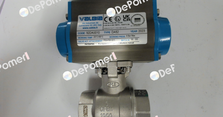 8P000300 PN64 DN-A 1" Valbia