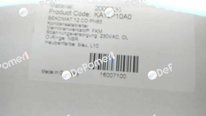 2000020 / KA12P10A0 Beko