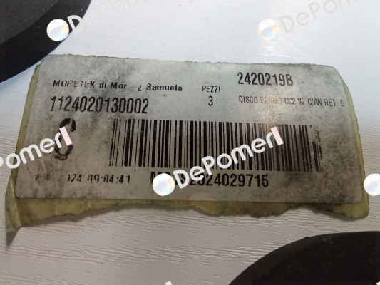 00050 / BRAKE DISC CC2 V2 C/AN RET D23095 B.Brake s.r.l.