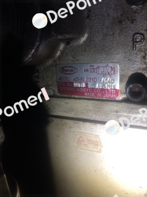 Model AD-SL231D obsolete, replaced by AD-SL231D-404E-M2-DA3  JTEKT FLUID POWER SYSTEMS CORPORATION (ex. Toyooki)