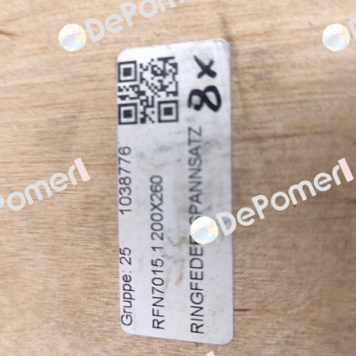 RFN 7015.1 Ø 200X260 Ringfeder