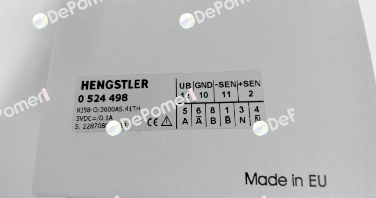 p/n: 0524498, Type: RI58-O/ 3600AS.41TH Hengstler
