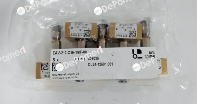 P/N: 606035 Type: EAV-213-C15-1/8F-00 Avs Römer