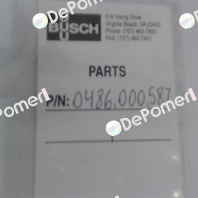 0486.000.587 Busch