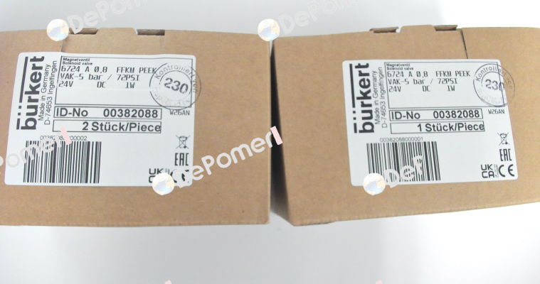 6724-A00,8CCPK-DA44-024/DC-01-00-12 / 00382088 Burkert