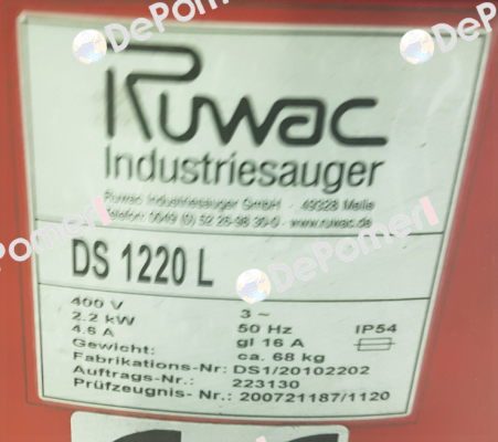 20784-A  Ruwac