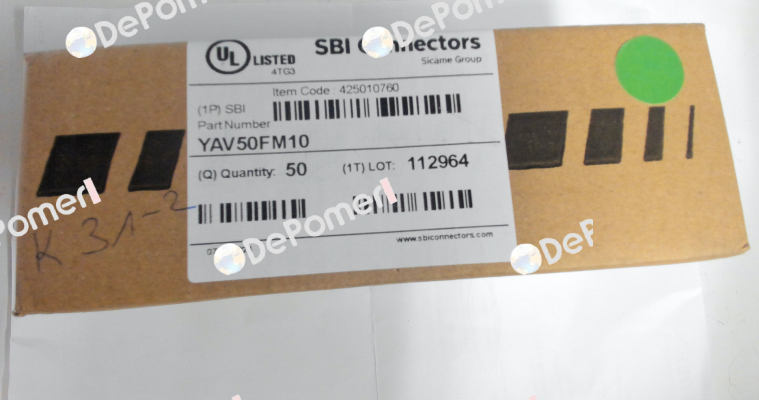 YAV50F-M10 Burndy
