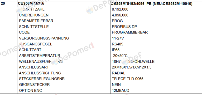 CES58M-00010 TR Electronic