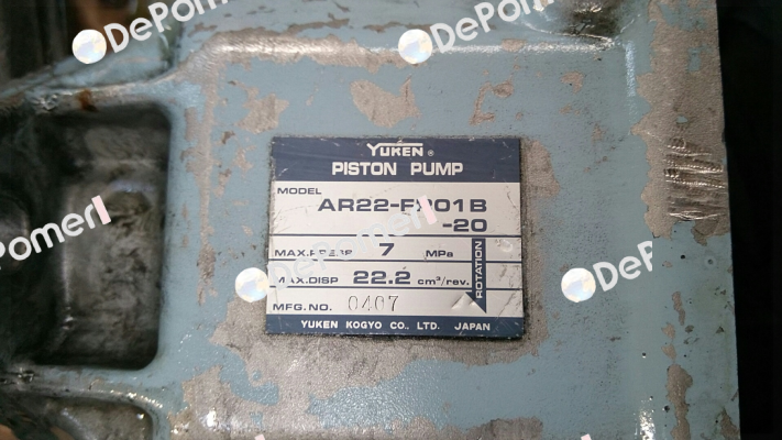Rotary group repair kit for AR-FR01B-20  Yuken