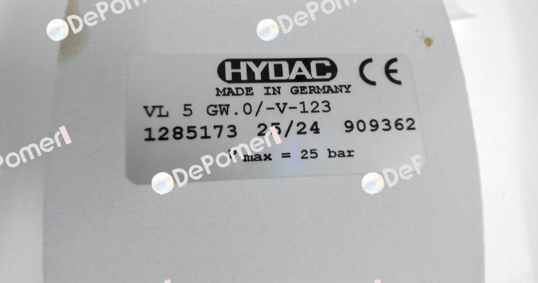 1285173 / VL 5 GW.0/-V-123 Hydac