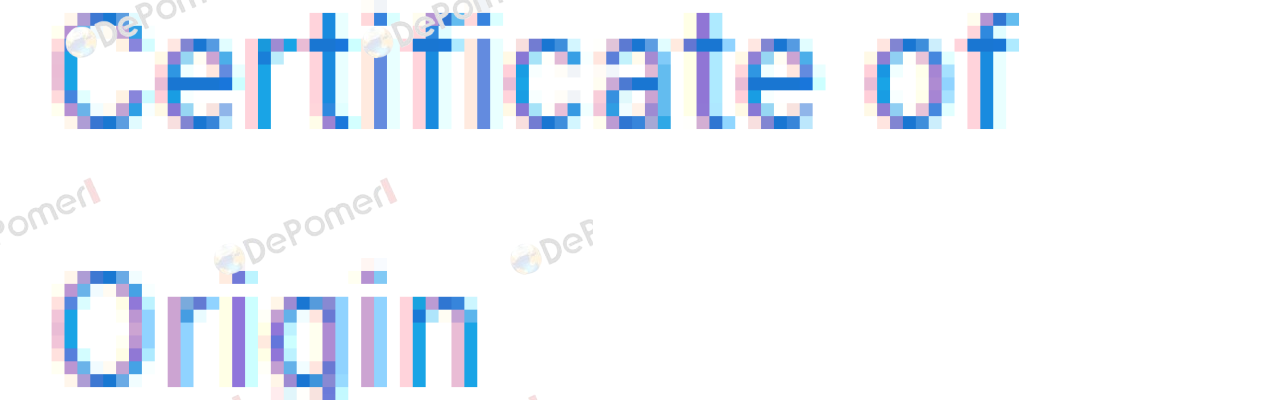 Certificate of Origin End Armaturen