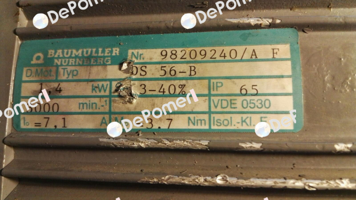 DS 56 B - without gearbox Baumüller
