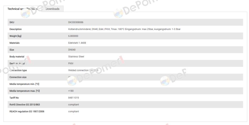 DK330308086 End Armaturen