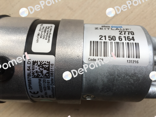 2770 21 50 6164  CODE:128 131216 - OEM for Wittur GmbH  EBM Papst