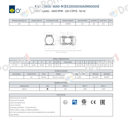 MVE 300/3E-30A0-M Oli