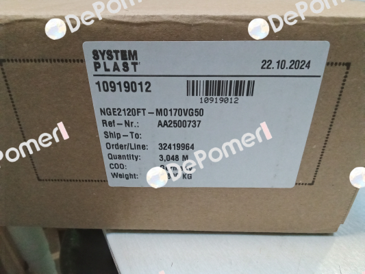 NGE2120FT-M0170VG50 System Plast