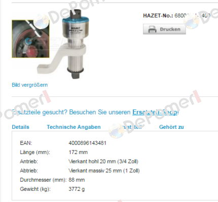 6800ALU-1400  Hazet