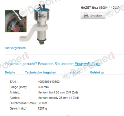6800ALU-2800  Hazet