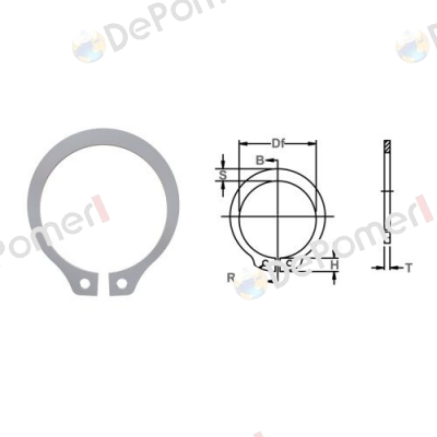 DSH-750 Rotor Clip
