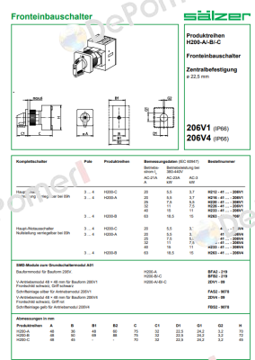 H226-41300-206V4 Salzer