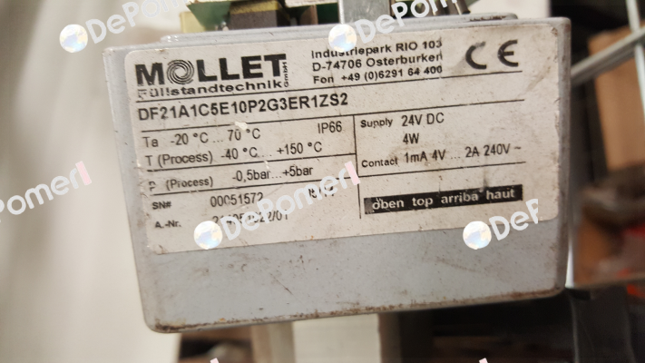 DF21A1C5E10P2G3ER1ZS2 Mollet