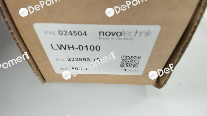 P/N: 400024504 Type: LWH-0100 Novotechnik