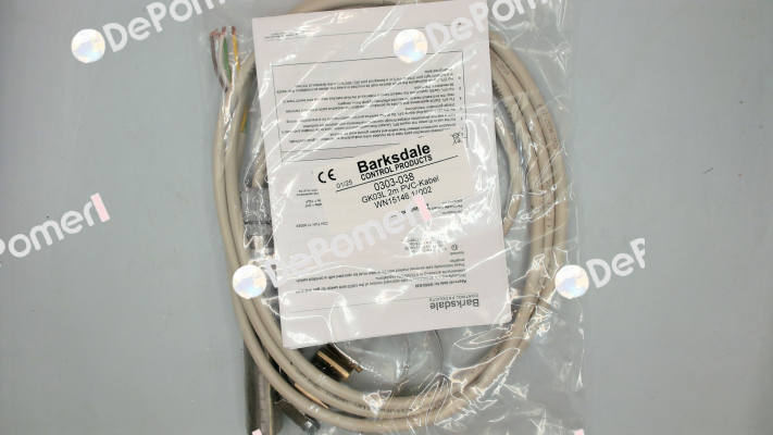 P/N: 0303-038 Type: GK03L 2m Barksdale
